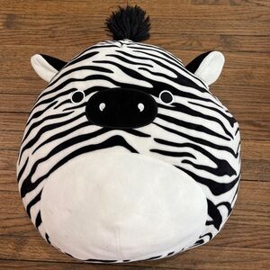 Squishmallow￼ Tony, the zebra plush